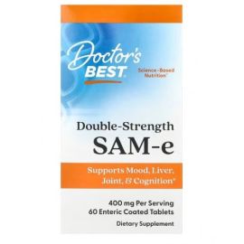 SAM-e Doctor's Best 400mg Double-Strength - 60 tabletek