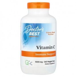 Vitamin C with Q-C Doctor's Best 1000mg - 360 wegetariańskich kapsułek