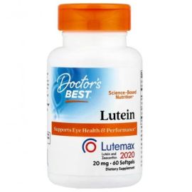 Lutein with Lutemax Doctor's Best 60 softgels