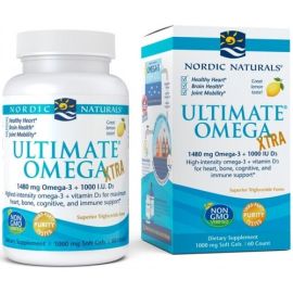 Ultimate Omega Xtra Nordic Naturals 1480mg Lemon - 60 softgels