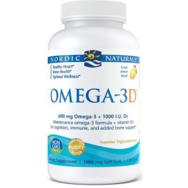 Omega-3D Nordic Naturals 690mg Lemon - 120 softgels
