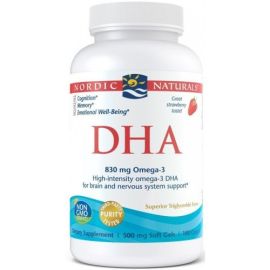 DHA Nordic Naturals 830mg Strawberry - 180 softgels