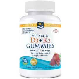 Vitamin D3+K2 Gummies Nordic Naturals 60 żelków