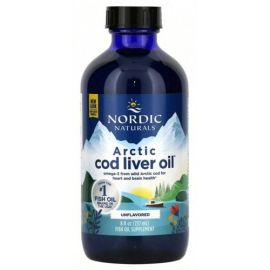 Arctic Cod Liver Oil Nordic Naturals Unflavored - 237 ml.