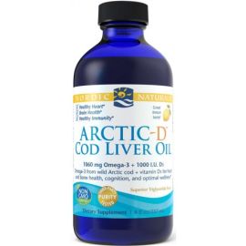 Arctic-D Cod Liver Oil Nordic Naturals 237 ml.