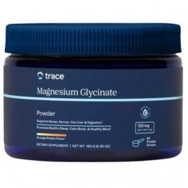 Magnesium Glycinate Powder Trace Minerals 180 grams Grape